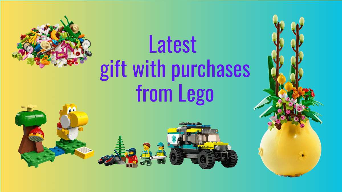 Latest gift with purchases from&nbsp;Lego
